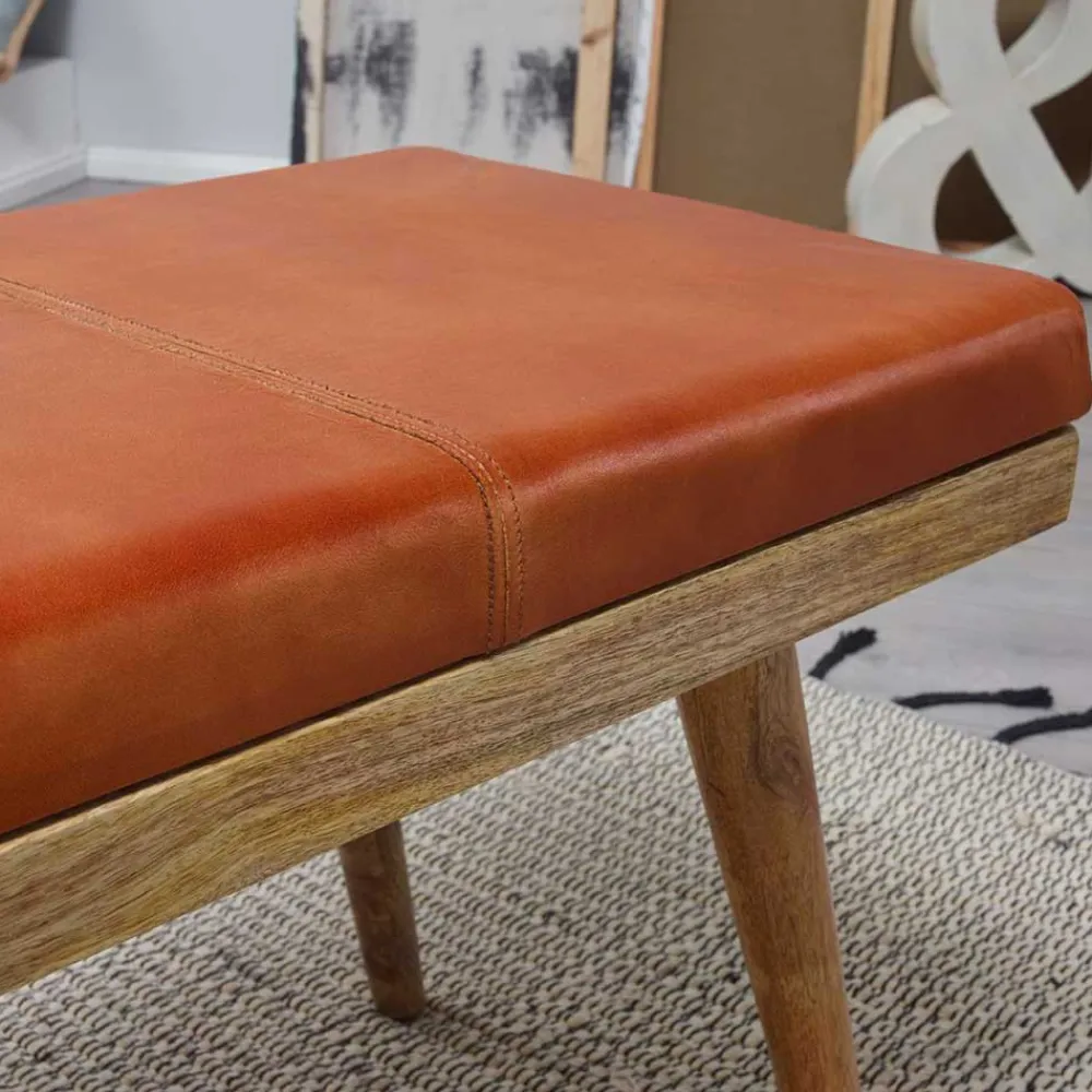Wohnen Sitzbank<Günstige Design Polsterbank mit Leder - Zanyorita