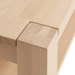 Wohnen Tische<Günstiger Massivholz Sofatisch aus Buche - Bermuda