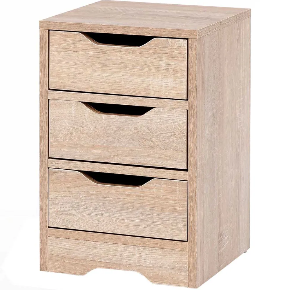 Wohnen Kommoden<Günstiger Schubladen Nachtschrank in 31x49x31 - Navarra