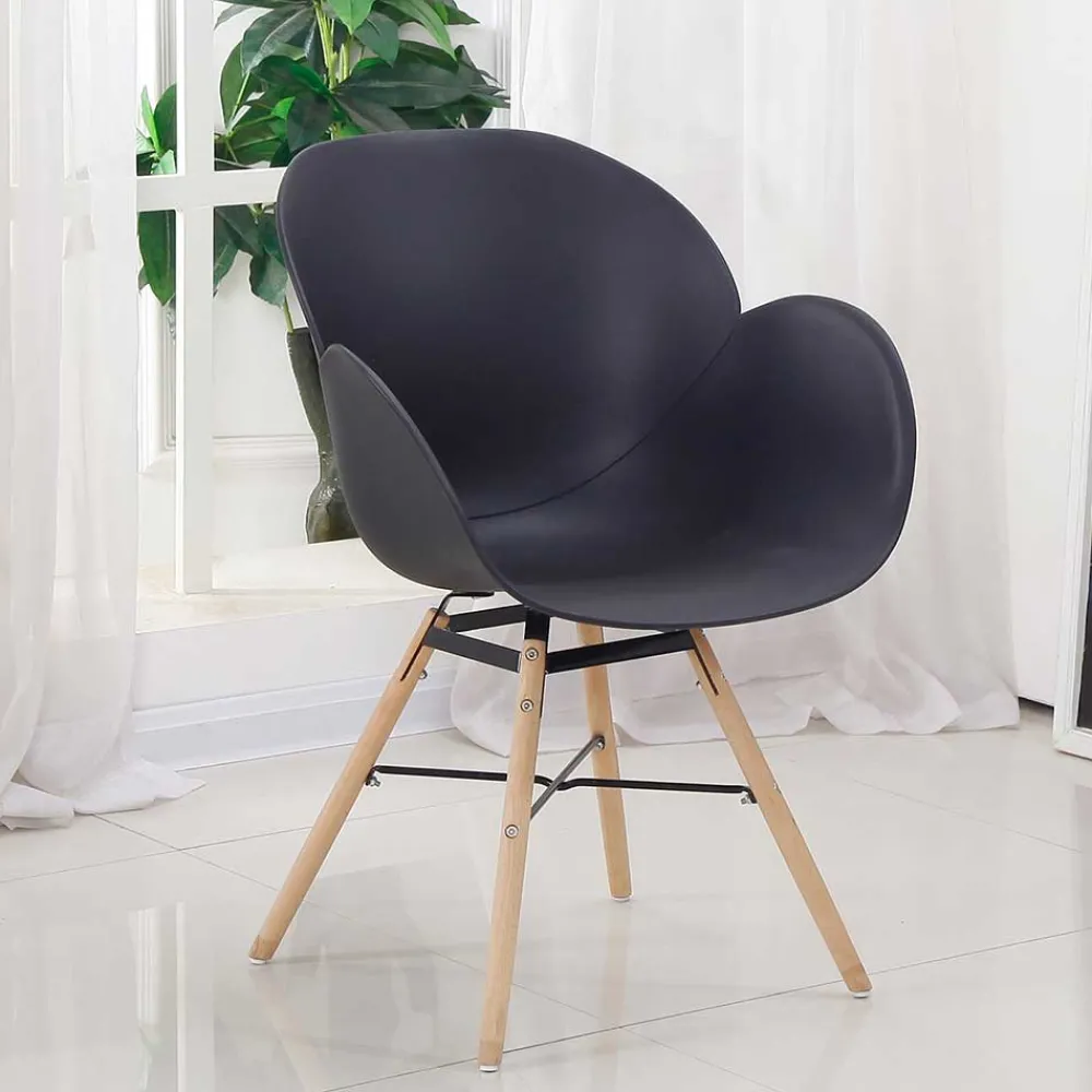 Wohnen Stühle<Günstiger Tischsessel mit Sitzschale - Raimar (Set)