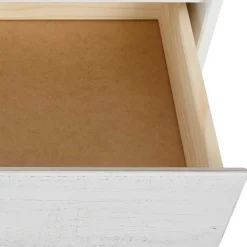 Wohnen Highboards<Günstiges Kombi Highboard in Weiß lasiert - Vagniu