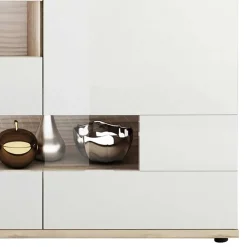 Wohnen Sideboards<Günstiges Sideboard in Weiß glänzend - Simeon