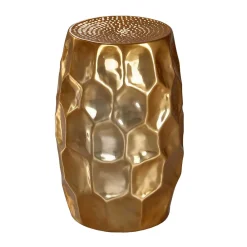 Wohnen Tische<Gold lackierter Metalltisch 30x47x30 - Susepa