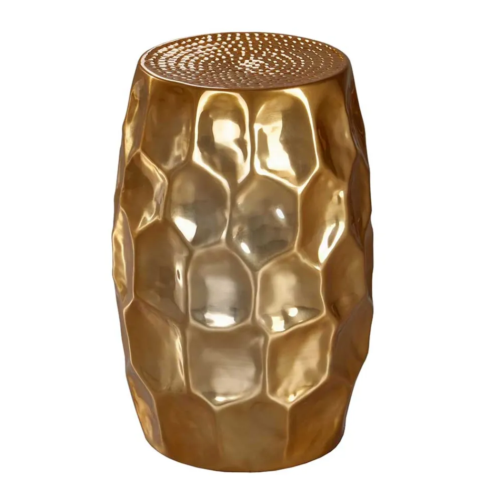 Wohnen Tische<Gold lackierter Metalltisch 30x47x30 - Susepa