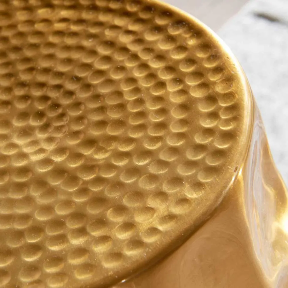 Wohnen Tische<Gold lackierter Metalltisch 30x47x30 - Susepa
