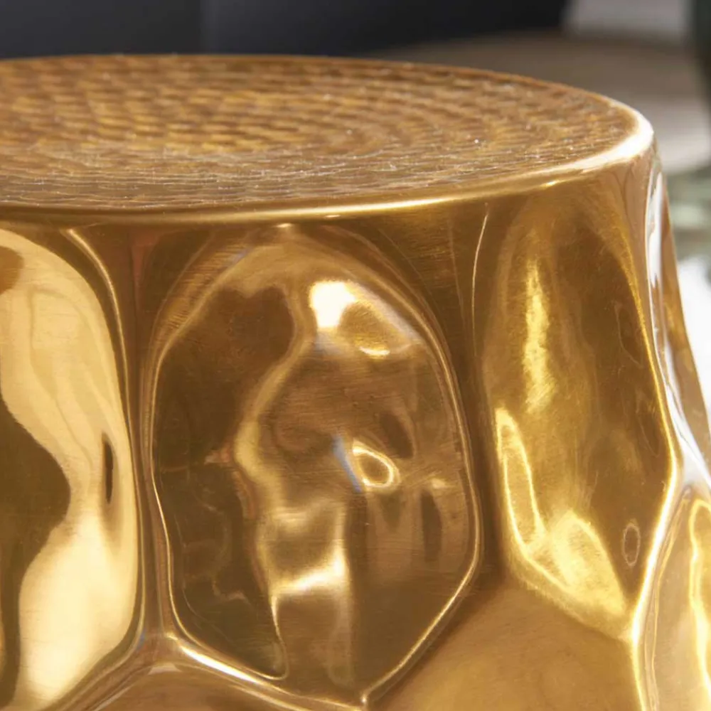 Wohnen Tische<Gold lackierter Metalltisch 30x47x30 - Susepa