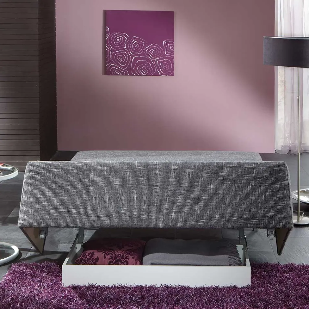 Wohnen Sofas<Graue Bettcouch mit Faltmechanik - Dalicia