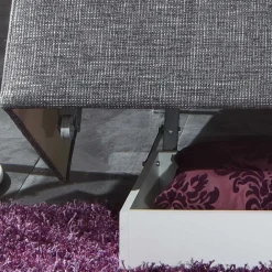 Wohnen Sofas<Graue Bettcouch mit Faltmechanik - Dalicia