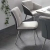 Wohnen Stühle<Graue Esszimmerstühle Casalin mit Edelstahl Gestell (2er Set)