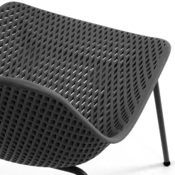 Wohnen Stühle<Graue Küchenstühle mit Schalensitz - Dresconio (4er Set)