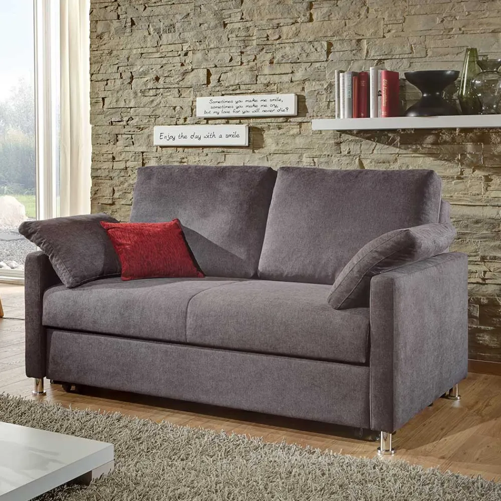 Wohnen Betten|Sofas<Graue Schlafcouch in drei Breiten - Jaxon