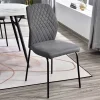 Wohnen Stühle<Graue Stoffstühle modern - Lenox (4er Set)