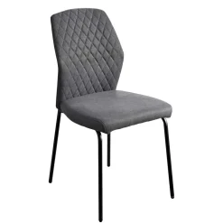 Wohnen Stühle<Graue Stoffstühle modern - Lenox (4er Set)