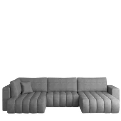 Wohnen Sofas<Graue Wohnzimmercouch mit Schlaffunktion - Rikono