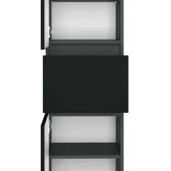Wohnen Schränke<Grauer Bad Hochschrank zum Stellen oder Hängen - Noricas