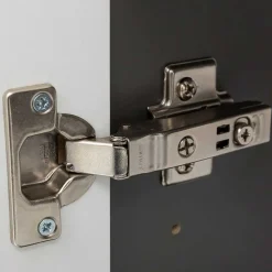 Wohnen Schränke<Grauer Bad Hochschrank zum Stellen oder Hängen - Noricas