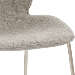 Wohnen Hocker<Grauer Barstuhl im Material Mix - Ruvenz
