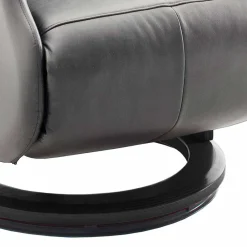 Wohnen Sofas<Grauer Fernsehessel Enjisaco mit ausklappbarer Schlaffunktion