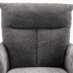 Wohnen Stühle<Grauer Tischsessel mit Federkern - Cregorian (2er Set)