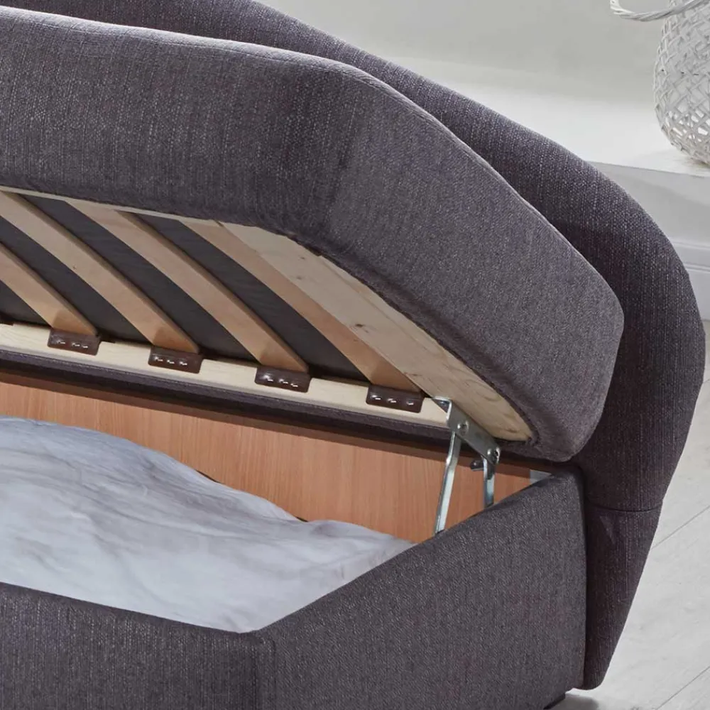 Wohnen Sofas<Graues Funktionssofa mit Armlehne links - Landhuis