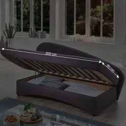 Wohnen Sofas<Graues Funktionssofa mit Armlehne links - Landhuis