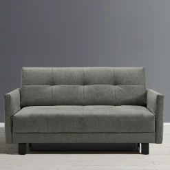 Wohnen Sofas<Grüne Funktionscouch mit Bettkasten - Granita