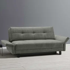 Wohnen Sofas<Grüne Funktionscouch mit Bettkasten - Granita