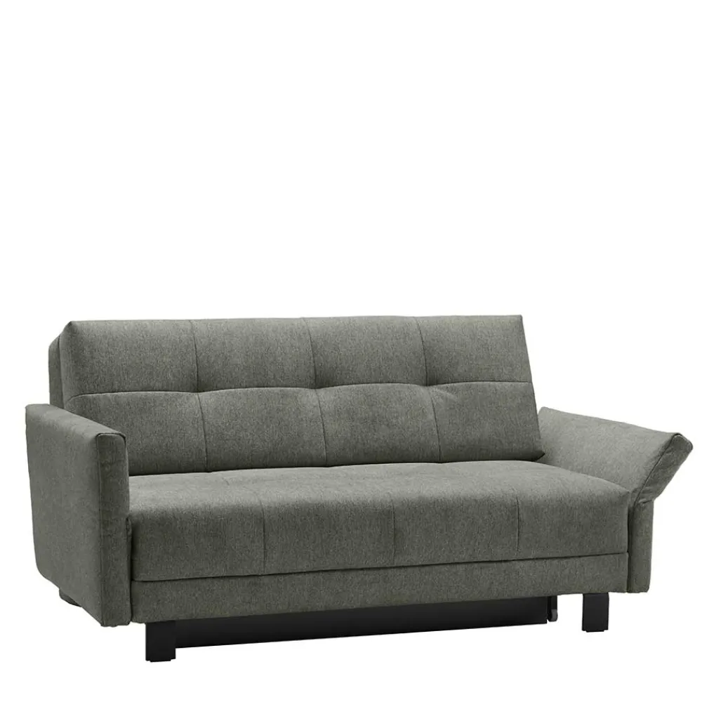 Wohnen Sofas<Grüne Funktionscouch mit Bettkasten - Granita