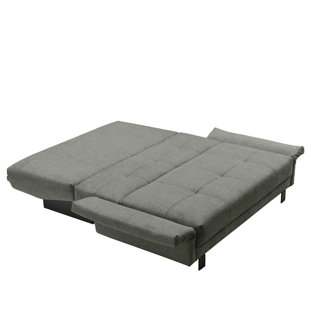 Wohnen Sofas<Grüne Funktionscouch mit Bettkasten - Granita