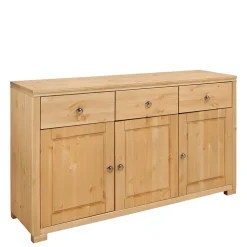 Wohnen Sideboards<Große Holz Kommode in Kiefer Natur - Vinidad