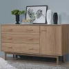 Wohnen Sideboards<Große Kombi-Kommode in Eiche Holzoptik - Benns