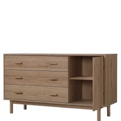 Wohnen Sideboards<Große Kombi-Kommode in Eiche Holzoptik - Benns