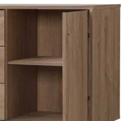 Wohnen Sideboards<Große Kombi-Kommode in Eiche Holzoptik - Benns