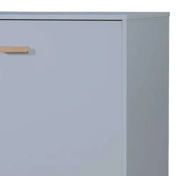 Wohnen Sideboards<Große Kombi-Kommode in Grau mit Eiche - Caldaro