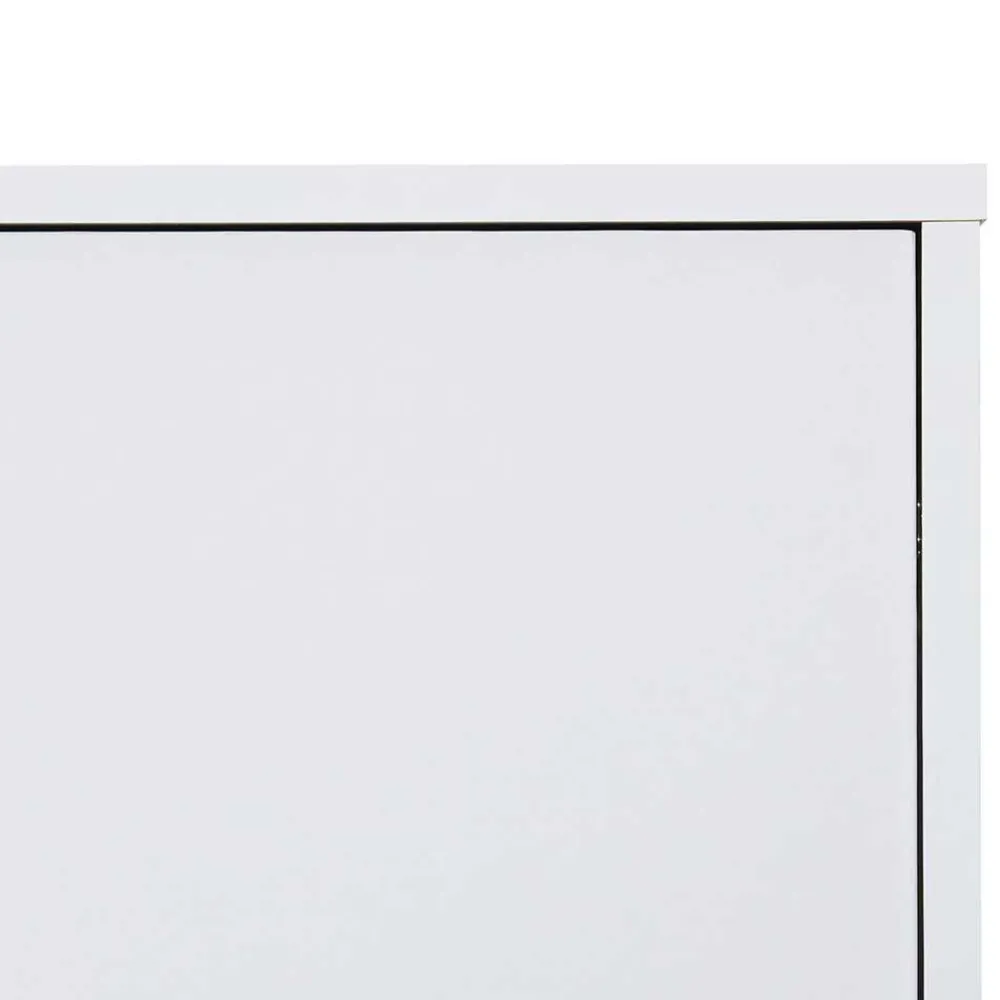Wohnen Sideboards<Große Kombi-Kommode in Weiß mit Eiche - Savuta