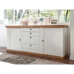 Wohnen Sideboards<Große Landhaus Anrichte zweifarbig - Diatara