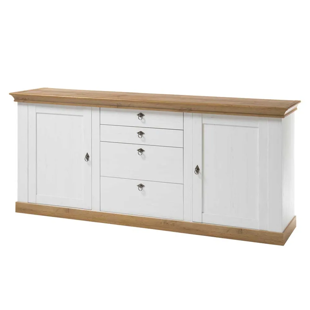 Wohnen Sideboards<Große Landhaus Anrichte zweifarbig - Diatara