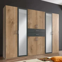Wohnen Kleiderschränke|Schränke<Großer Kleiderschrank 270 cm mit acht Türen - Ayla