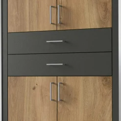 Wohnen Kleiderschränke|Schränke<Großer Kleiderschrank 270 cm mit acht Türen - Ayla