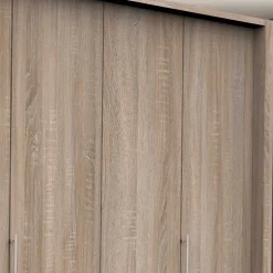 Wohnen Kleiderschränke<Großer Kleiderschrank in Eiche Sägerau - Zayun
