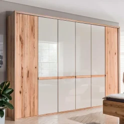 Wohnen Kleiderschränke<Großer Kleiderschrank mit sechs Türen - Krofun