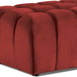 Wohnen Hocker<Großer Polsterhocker in Rot - Yallaz