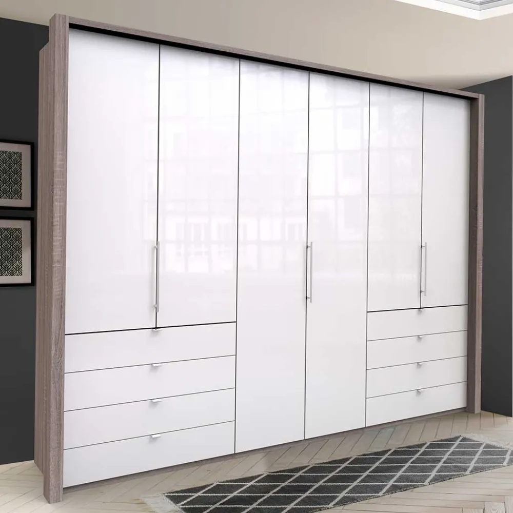 Wohnen Kleiderschränke|Schränke<Großer Schlafzimmer Kombi-Schrank Made in Germany - Empresian