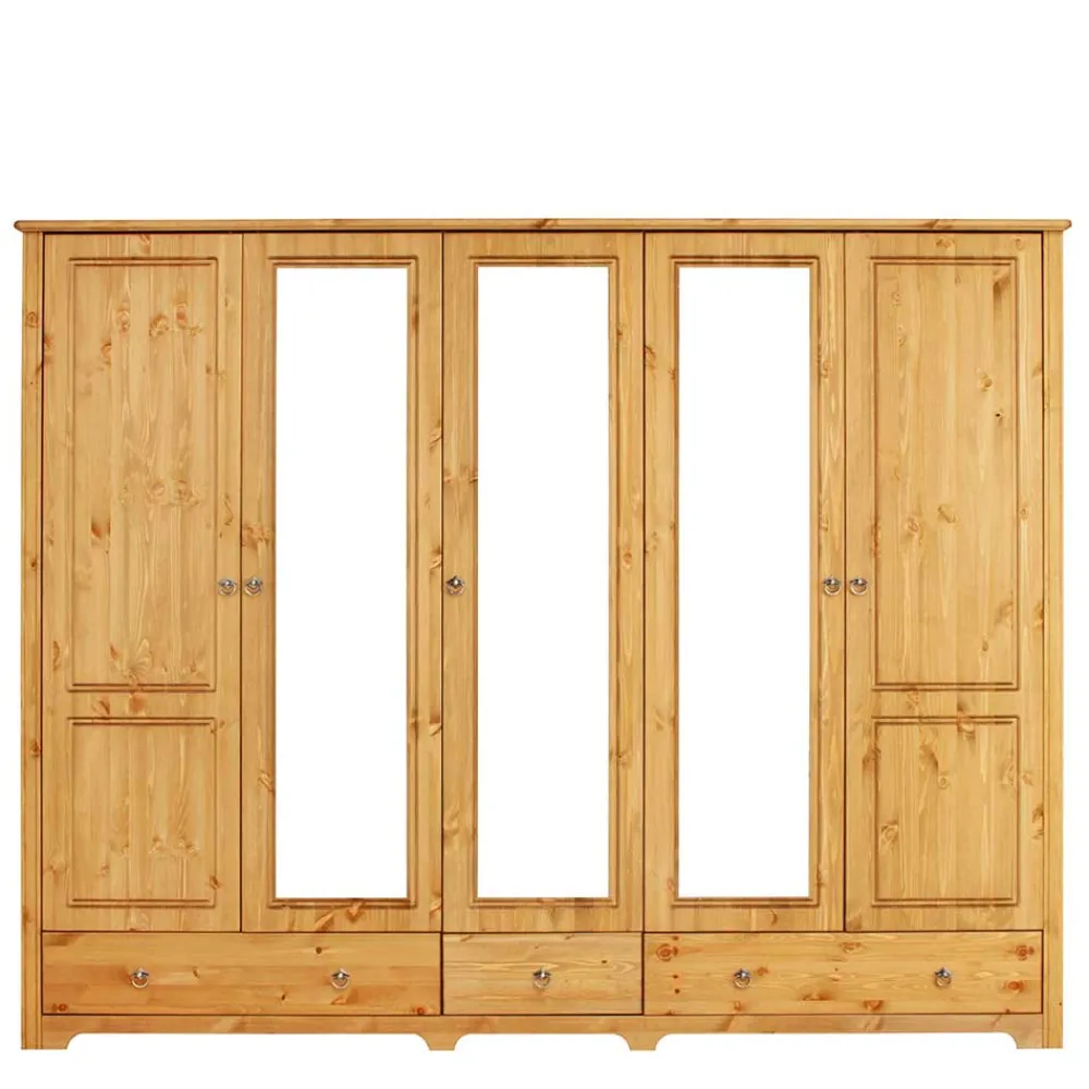 Wohnen Kleiderschränke<Großer Schlafzimmerschrank in Natur - Imressa