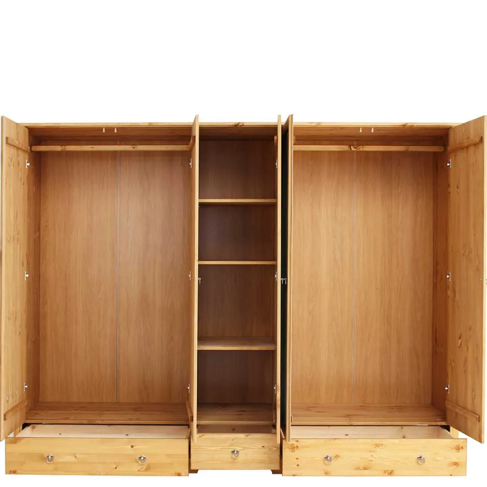Wohnen Kleiderschränke<Großer Schlafzimmerschrank in Natur - Imressa