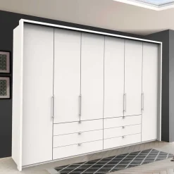 Wohnen Kleiderschränke|Schränke<Großer Schrank für Bekleidung in Weiß - Donpiave