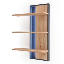 Wohnen Wohnwände<Großes Design TV Board & Wandregal - Assela (zweiteilig)