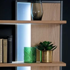 Wohnen Wohnwände<Großes Design TV Board & Wandregal - Assela (zweiteilig)