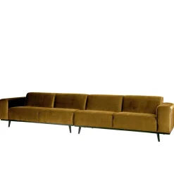 Wohnen Sofas<Großes Samtsofa als 4-Sitzer - Depecha