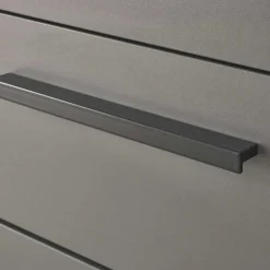 Wohnen Sideboards<Großes Sideboard in Eiche Dunkel und Anthrazit - Mundo